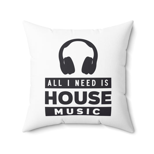 House Polyester Square Pillow